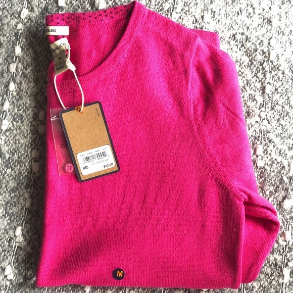 BNWT G.H. Bass & Co. pink long sleeve - Picture 3 of 3